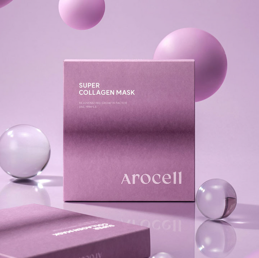 AROCELL Super Collagen Mask 1 Box (43g x 4sheets)