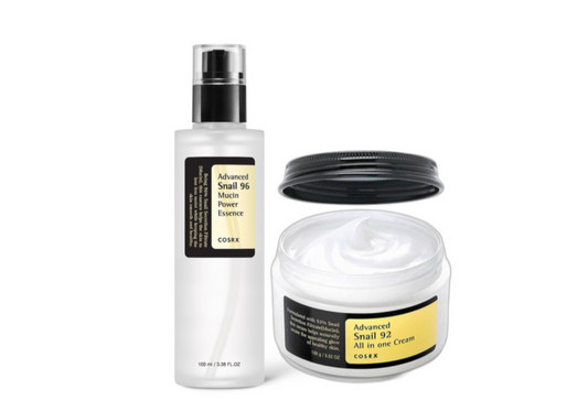 COSRX Advanced Snail 92 All in One Cream & 96 Mucin Power Essence Set
