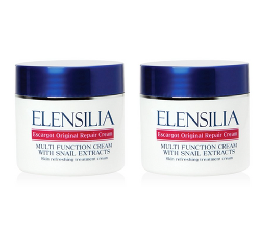 ELENSILIA Escargot Original Super Repair Cream 50gx2ea K-Beauty Skin Care